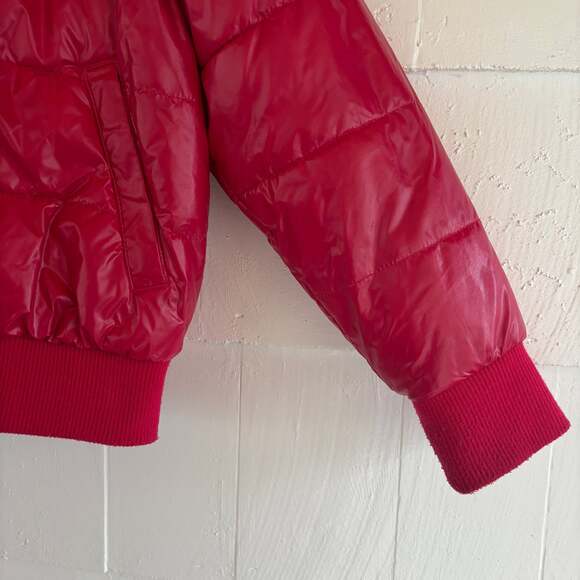 Nike Toddler Girl's Pink Hooded Puffer Jacket Size 2T - Picture 3 of 5